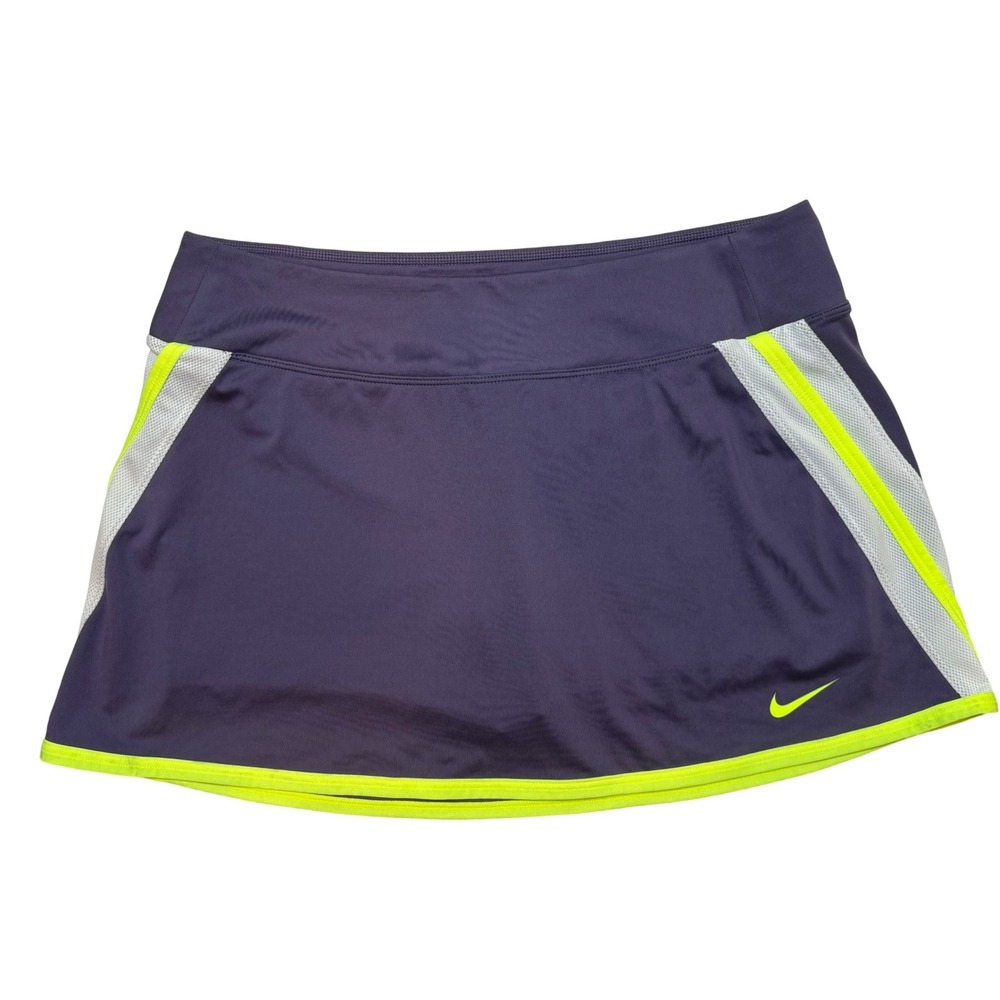 NWT Nike Dri Fit Skort Skirt Purple Womens Large Golf Tennis Activewear